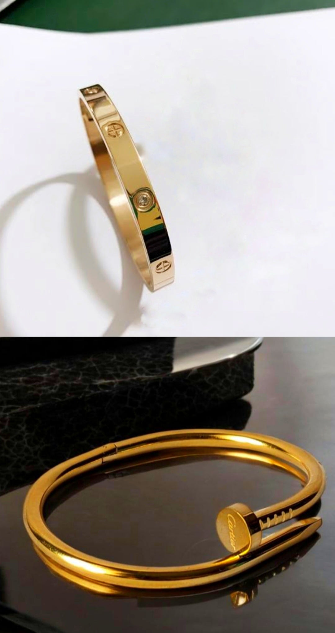 CARTIER DIAMOND AND NAIL BRACELET